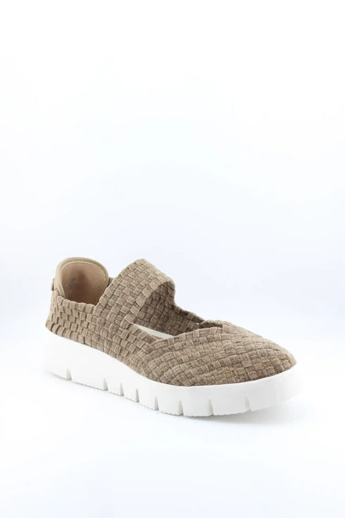 Bernie Mev Braided Elastic Mary Jane Wedge